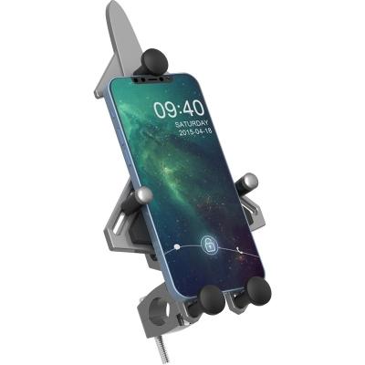 China Standard Sizes Adjustable Aluminum Mobile Bracket Bicycle For Motorcycle Cell Phone Outdoor Mount Holder for sale