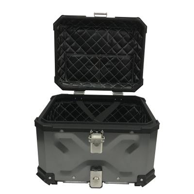 China Hot Selling Waterproof 45L Other Top Box Aluminum Motorbike Motorcycle Accessories Motorcycle Top Box for sale