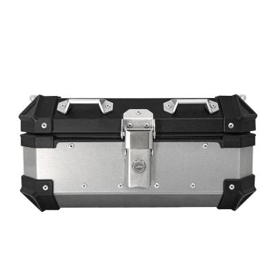 China Motorcycle 25L Top Box Waterproof High Quality Aluminum Aluminum Alloy Motorcycle Top Case for sale