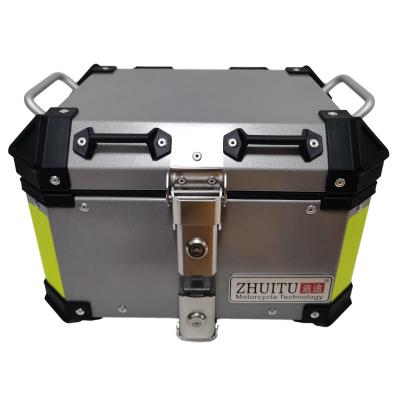 China Waterproof Motorcycle Aluminum Case Box 36L Trunk Box Tail Box Motorcycle Top Tail Box for sale