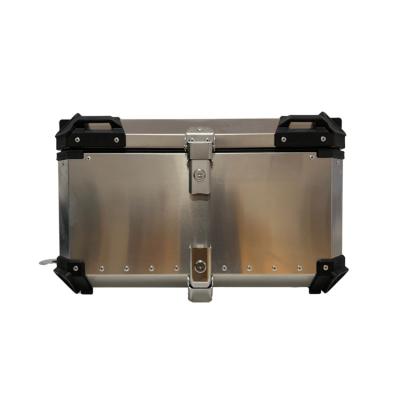 China Waterproof 85L Motorcycle Accessories Aluminum Alloy Box Motorcycle Tail Box Top Box for sale