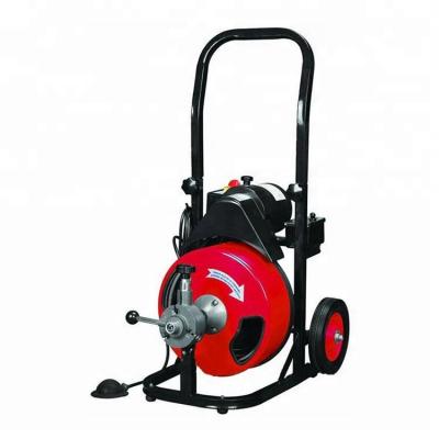 China 230W 50Ft viable electric automatic drain cleaner, spring snake pumbling drain cleaner, sewer drain cleaning machine for sale