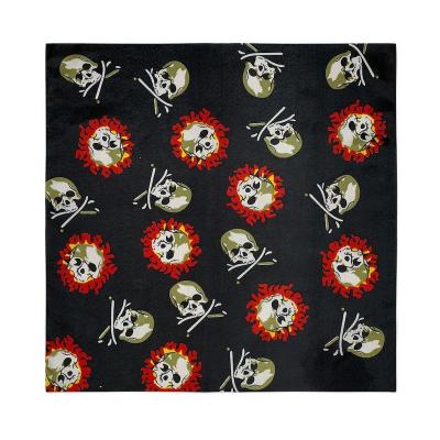 China Multifunctional Outdoor Activities Polyester Bandanas Face Scarf Skull Sports Ghost Halloween Magic Bandanas for sale