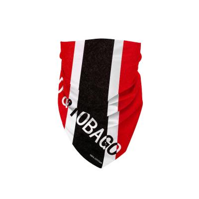 China Hot Trendy 100% Cotton Trinidad And Tobago Flag Multifunctional Square Bandana for sale