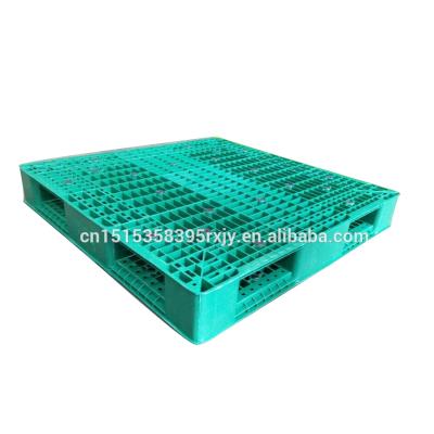 China One Way Shipping Plastic Pallet Double Sided HDPE Steel Reinforced Plastic Pallet Reversible for sale