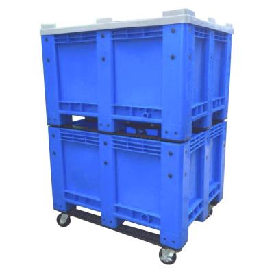 China Eco - Friendly Pallet Long Using Time Bottom Price Pallet Container / Box / Cabinet / Carton / Plastic Bulk Container for sale