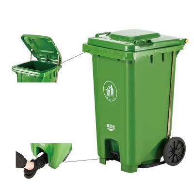 China Viable Recycle 120 Liter Waste Bin Plastic Waste Bin for sale