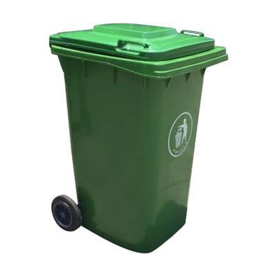 China Sustainable Solid Waste Container Waste Bin Outdoor Plastic Wheelie Trash Shelter Trash Cans for sale