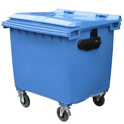 China Sustainable 660 Liter Plastic Mobile Waste Bin Bins Factory Price for sale