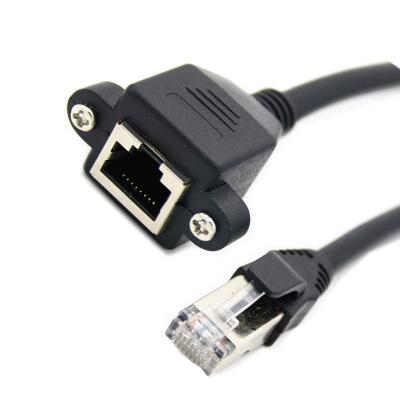 China De Uitbreidingskabel 0.3m van FTP CAT6 CAT5E Ethernet 0.6m RJ45 Mannetje aan Vrouwelijk Lan Cable Te koop