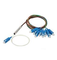 Cina Separatore blu della fibra di modo della fibra 8 dello Sc UPC, separatore del Plc 1x8 con la bolla in vendita