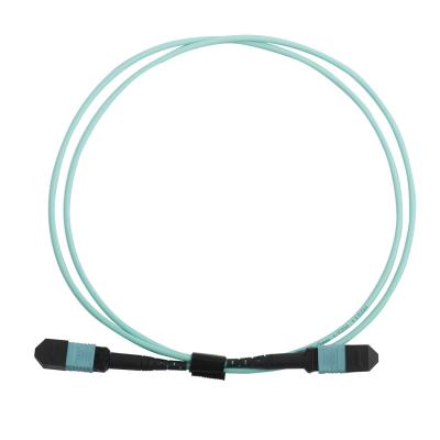 China OM3 12F MPO To MPO  Fiber Cable for sale