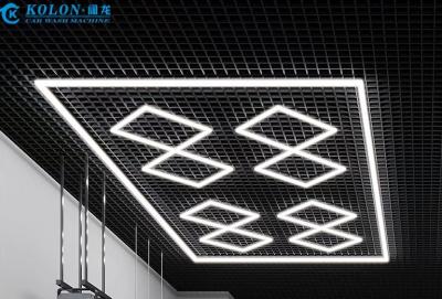 China Hot Seller 6500K hexagonaler Garage-LED-Licht Decken-Licht-Gitter-LED-Licht Garage-Automobil-LED zu verkaufen