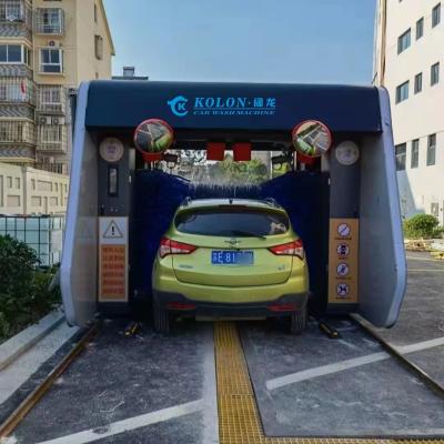 China 15 auto's/uur Rollover Autoverwasmachine met schuimspray Te koop