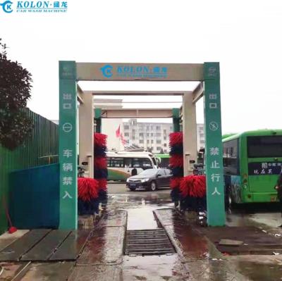 China 5-7 Buses/hour Bus Wash Machine with 2-3min/car Cleaning Speed for sale