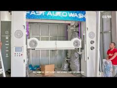 Kolon 5 Brushes Automatic Rollover Car Wash Machine installed in Guinea！