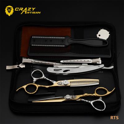 China Crazy Thinning Scissors Artisan OEM Hair Cutting Shears Sharpening Service Near Me barberia de tijeras for sale