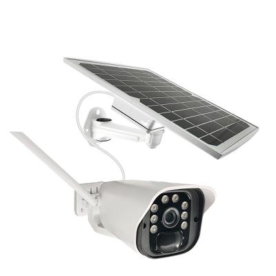 China New Design Hd 1080p Tuya Wifi NIGHT VISION Hd Camera Solar Powered Ptz Battery Powered Low Night Vision Colorful Wireless Bullet Camera for sale