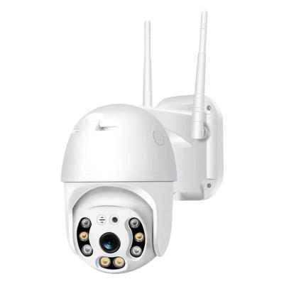 China New Ip66 Wifi Security Hd 1080p Network Wireless Ptz Camera Human Motion Tracking Waterproof Two Way Audio Colorful IP Camera Wireless Ptz Camera for sale