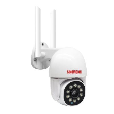 China Human Motion Tracking SINOVISION PTZ Security Camera Night Vision Surveillance CCTV Outdoor IP Camera WIFI for sale