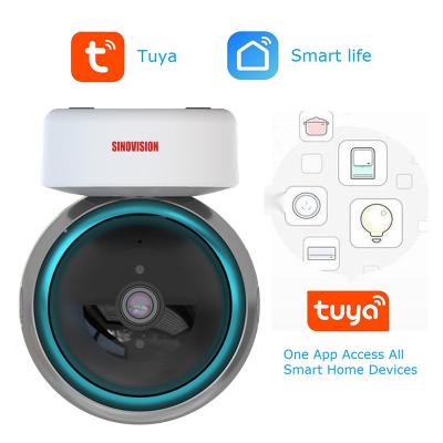 China Tuya Pathway Indoor WiFi Human Motion/Smart Life 1080P CCTV Camera Night Vision Interview Wireless Network Security Camera Two Way Home Baby Monitor for sale