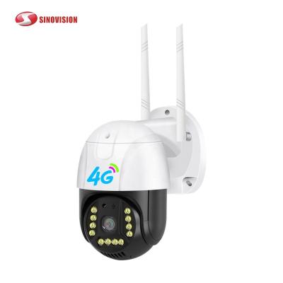 China NIGHT VISION Pro Factory OEM/ODM 3MP Starlight V380 Outdoor Camera 4G Sim Card LTE Security 4G CCTV PTZ IP Camera WIFI for sale