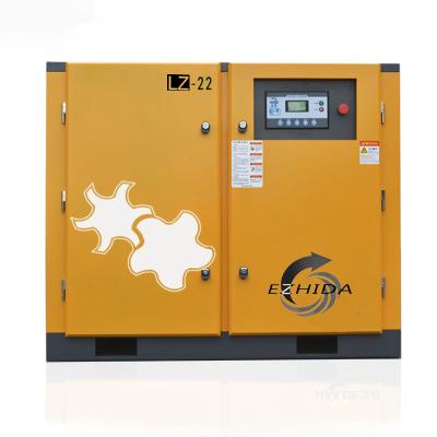 China Lubricated High Efficiency 22kw Small Rotary Air Compressor - Fixed Gear-Exporting for sale