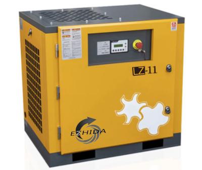 China 11kw Lubricated Fixed Gear Screw Air Compressor Domestic / Industry Low Noise for sale