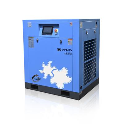 China Lubricated Frequency 20HP Rotary Air Compressor With High Efficiency for sale