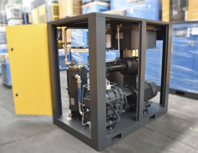 China Lubricated 37kw High Efficiency Two Stage Air Compressor For Low Noise Industries for sale