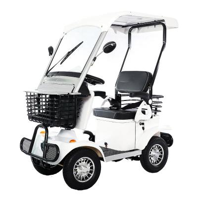 China eLifecenter 60V 650W Customized 2 Passenger Electric Mini Bus Golf Cart For Daily 100/90-8 for sale