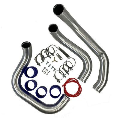 China Aluminum for Skyline R32/R33/R34 RB25DET Intercooler 1993-1998 GTR Piping+Silicone+Clamps for sale