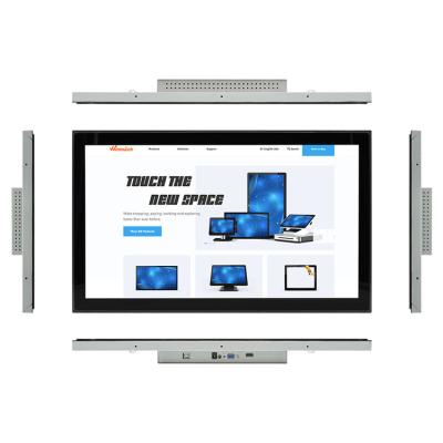 China Touch Screen 1000cd/m High Brightness Full HD 1920X1080 IP65 Frameless Screen 21.5 Inch Gaming PC LCD Monitor for sale