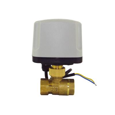 China General 3-Way Waterproof 12/24V Motorized Ball Valve Motorized Controller Brass IP65 For Industrial Use for sale