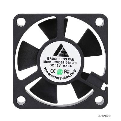 China Hotels Factory Direct Sale DC Fan 3510 Fan 35X35X10Mm High Speed ​​Silent DC Fan 35X35X10Mm for sale