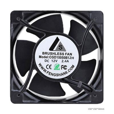 China Hotels Fan 150x150x50mm 15050 Large Air Volume DC Brushless Waterproof Delta Ball Bearing Fans for sale