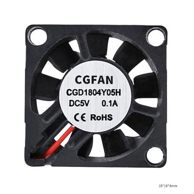 China Super Silent Hotels 18mm 5V 3.3V DC Micro Brushless Fan 18*mm18mm*4mm Super Silent for sale