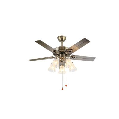 China Industrial Modern Ceiling Fan With Kit Remote Control Led Warm Light White Lamp for sale