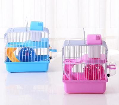 China Wholesale Platform Viable Double Castle Cage Luxury Hamster Villa Hamster Nest Pet Supplies for sale