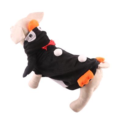 China 2021 New Funny Penguin Puppy Apparel Funny Teddies Dog Clothes Pet Clothing Autumn And Winter Treating Custom for sale