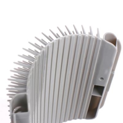 China Viable Wholesale Pet Products Sweep Corner Massage Self Groomer Comb Brush With Touch Point For Pet Dogs for sale