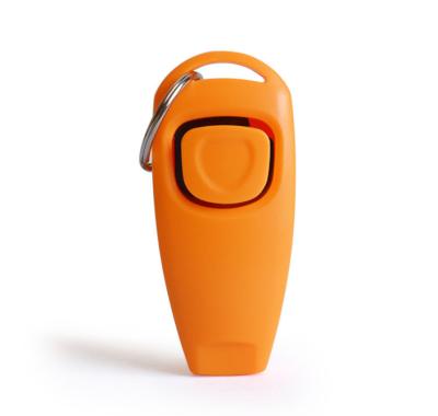 China Viable Hot Portable Dog Whistle Clicker Button Dog Trainer Pet Training Tool Wrist Band Healthy Accessory for sale