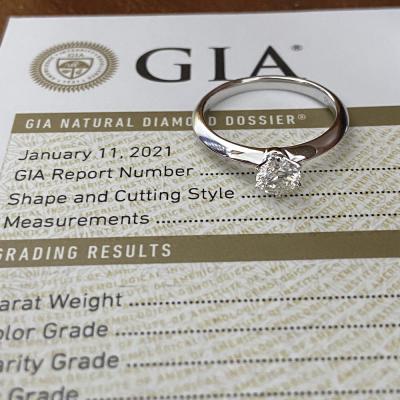 China Certificate G SI1 1carat Fine Natural Original Diamond Price 100% Real Jewelry GIA Per Carat Fire Free Diamond for sale