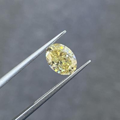 China Color 2.5 Carat 7x9 Mm Fancy Yellow Loose Stone Oval Fire Crush Ice Crush Color 2.5 Moissanite Set Or Diamond Moissanite for sale