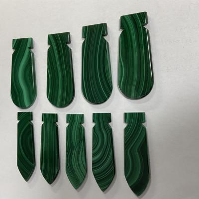 China Other New Design Natural Malachite Stone 20x25x60mm Green Material Malachite Stones For Sale for sale