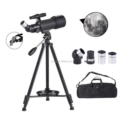 China TELESCOPE Carbon Fiber Refractor Astronomical Telescope 70400 Monocular 40070 with Adjustable Tripod and Handbag for Kids Space Watch for sale