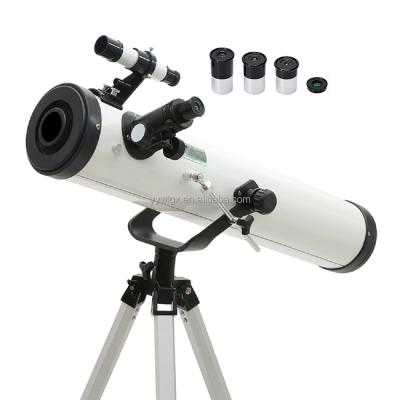 China Astronomical TELESCOPE F70076M Reflector Telescope Gift For Kids Portable And Stable High Magnification HD Adjustable Tripod for sale