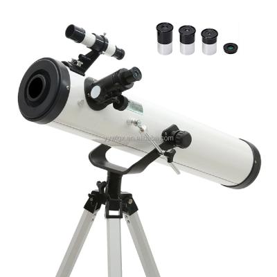 China Astronomical TELESCOPE F70076M Reflector Telescope Gift For Kids Portable And Stable High Magnification HD Adjustable Tripod for sale