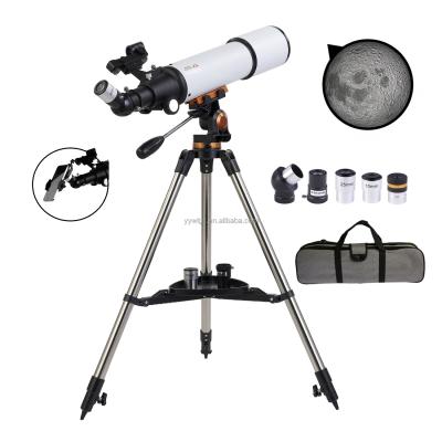 China F50080M Professional Kids Children TELESCOPE F50080M Landscape Tripod Refractor Astronomical Telescope 80500 High Power Outdoor Stargazing for sale