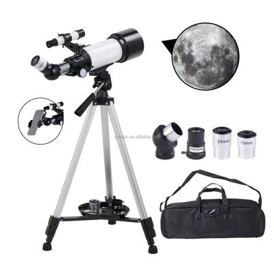 China TELESCOPE F40070M Astronomical Refracting Telescopes70400 Portable AZ Mount Fully Multi-Coated Optics With Tripod Carrying Bag for sale